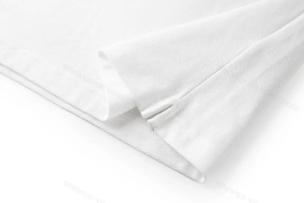 View 9 of White Mesh Polo Shirt, Lightweight, Burberry Horse Crest Polo