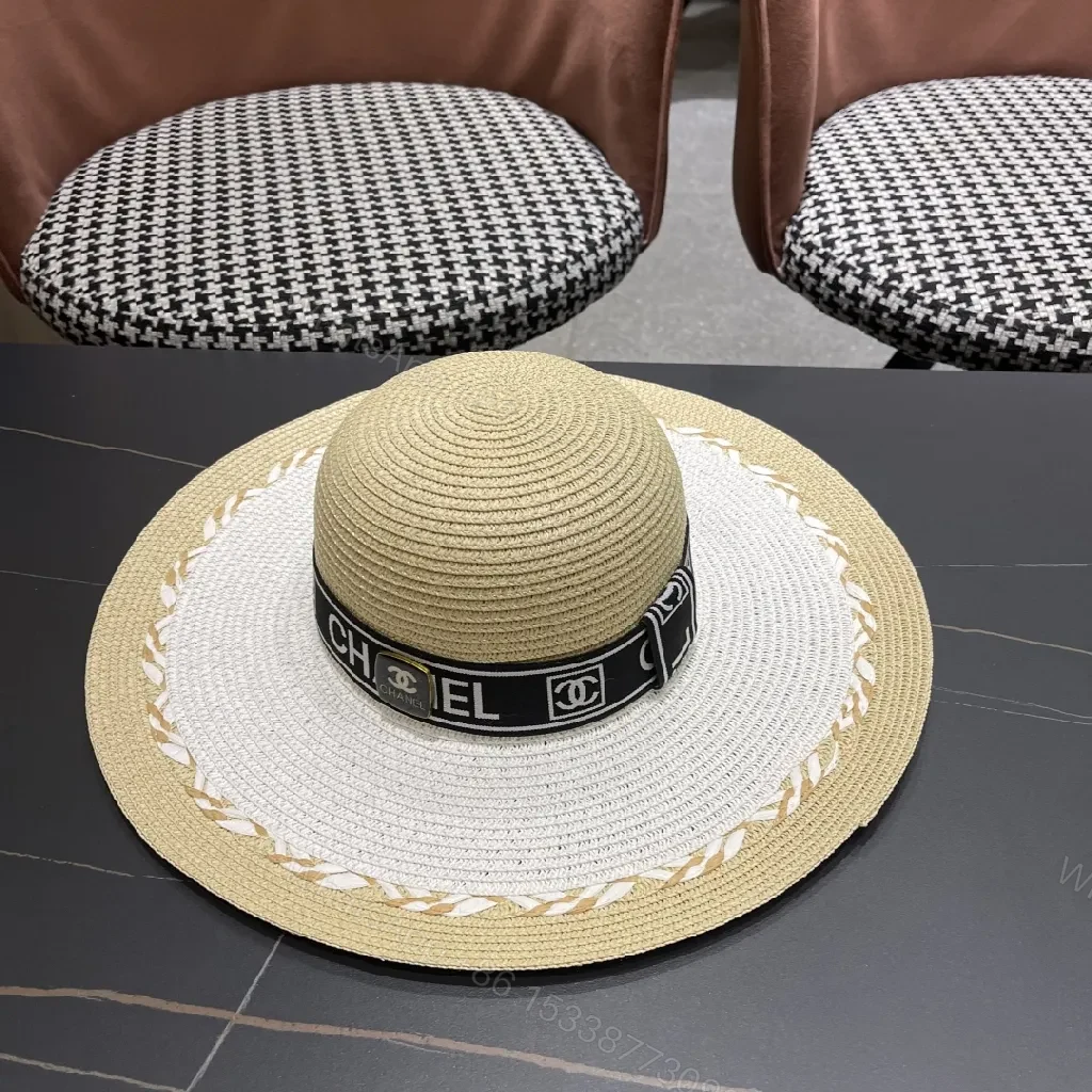 View 11 of Straw Hat with Signature Band: Elegant, Breathable Sunwear