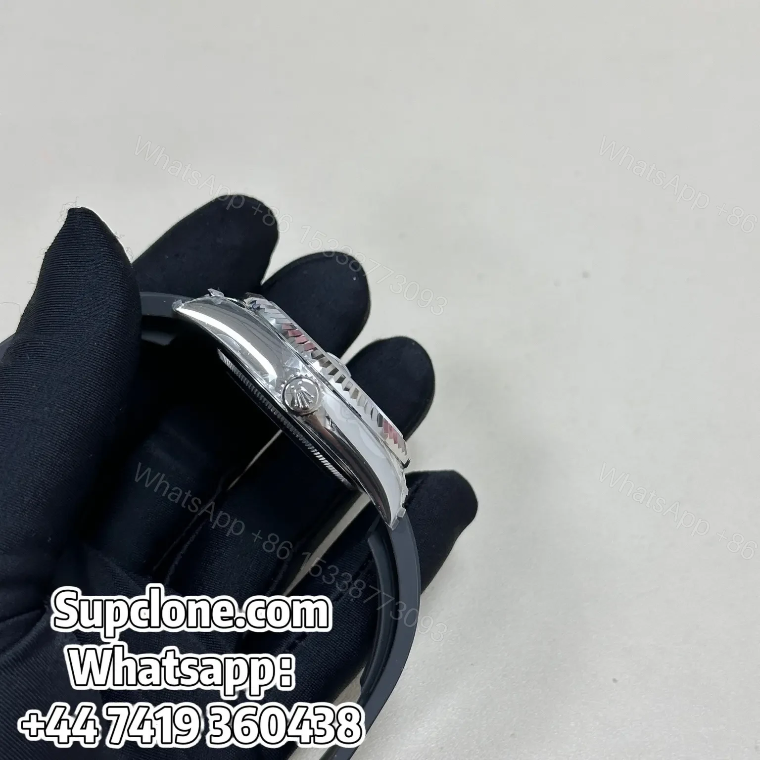 View 5 of Rolex Sky-Dweller 42mm Super Clone 1:1 – Black Dial Oysterflex Strap