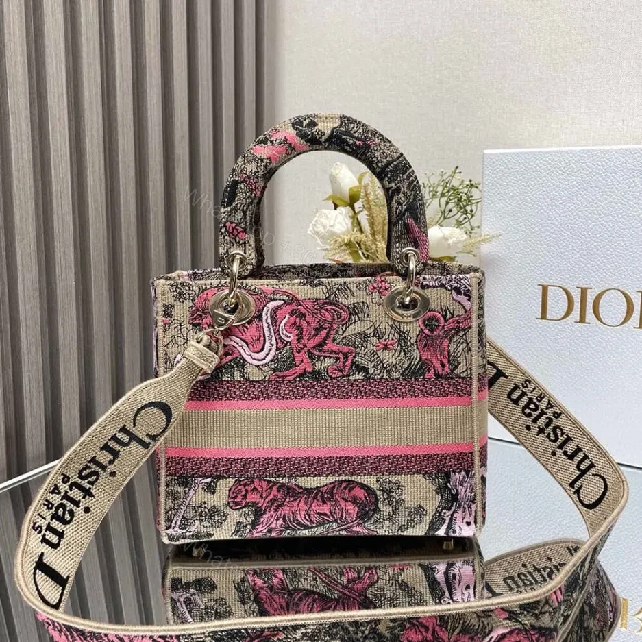 View 3 of DIOR Medium Dioriviera Lady D-Lite Bag