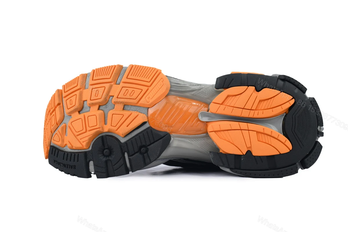 View 3 of Balenciaga Runner 7Sneaker 'Black Fluo Orange'72774 W3RNY 1878