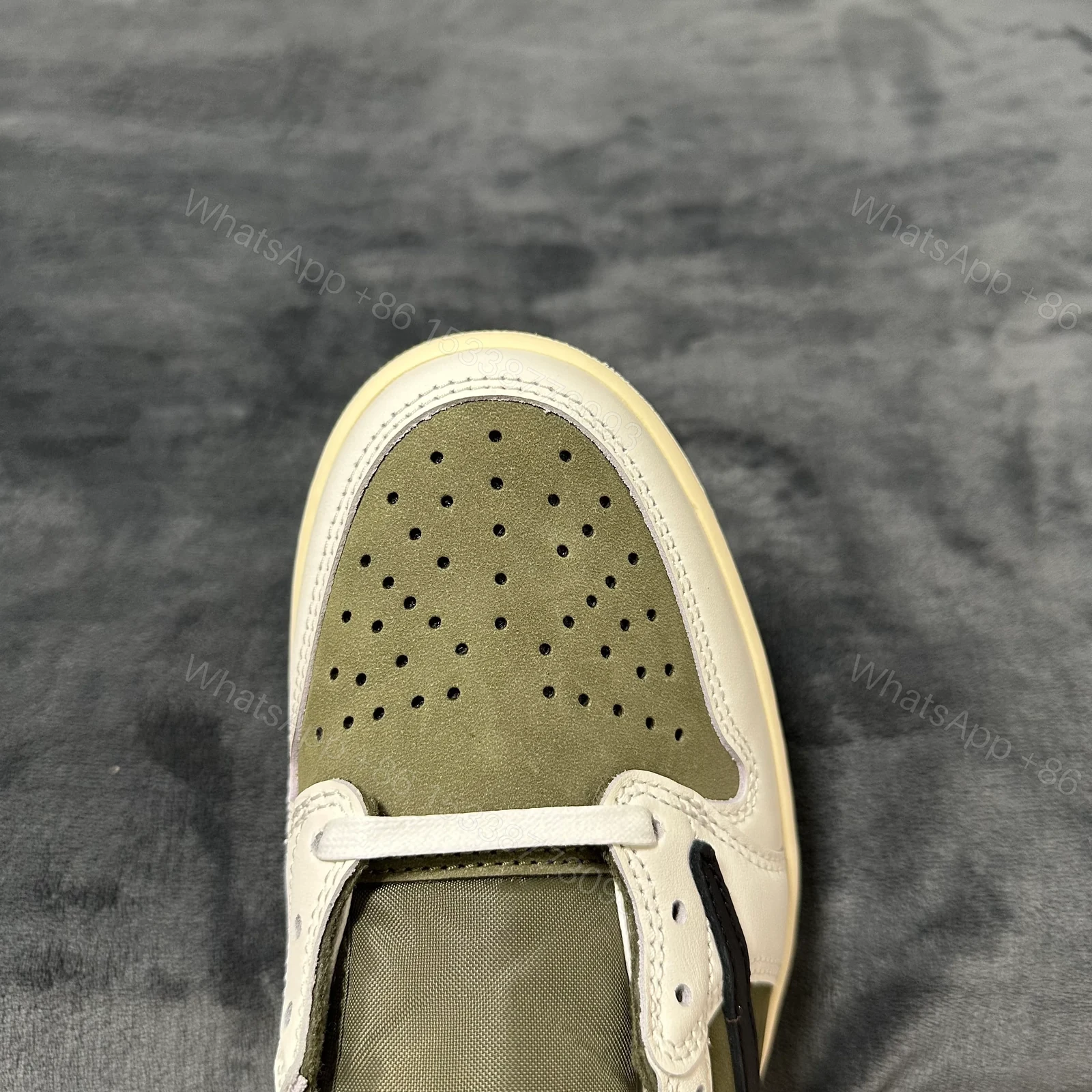 View 5 of Jordan 1 Retro Low OG SP Travis Scott Medium Olive