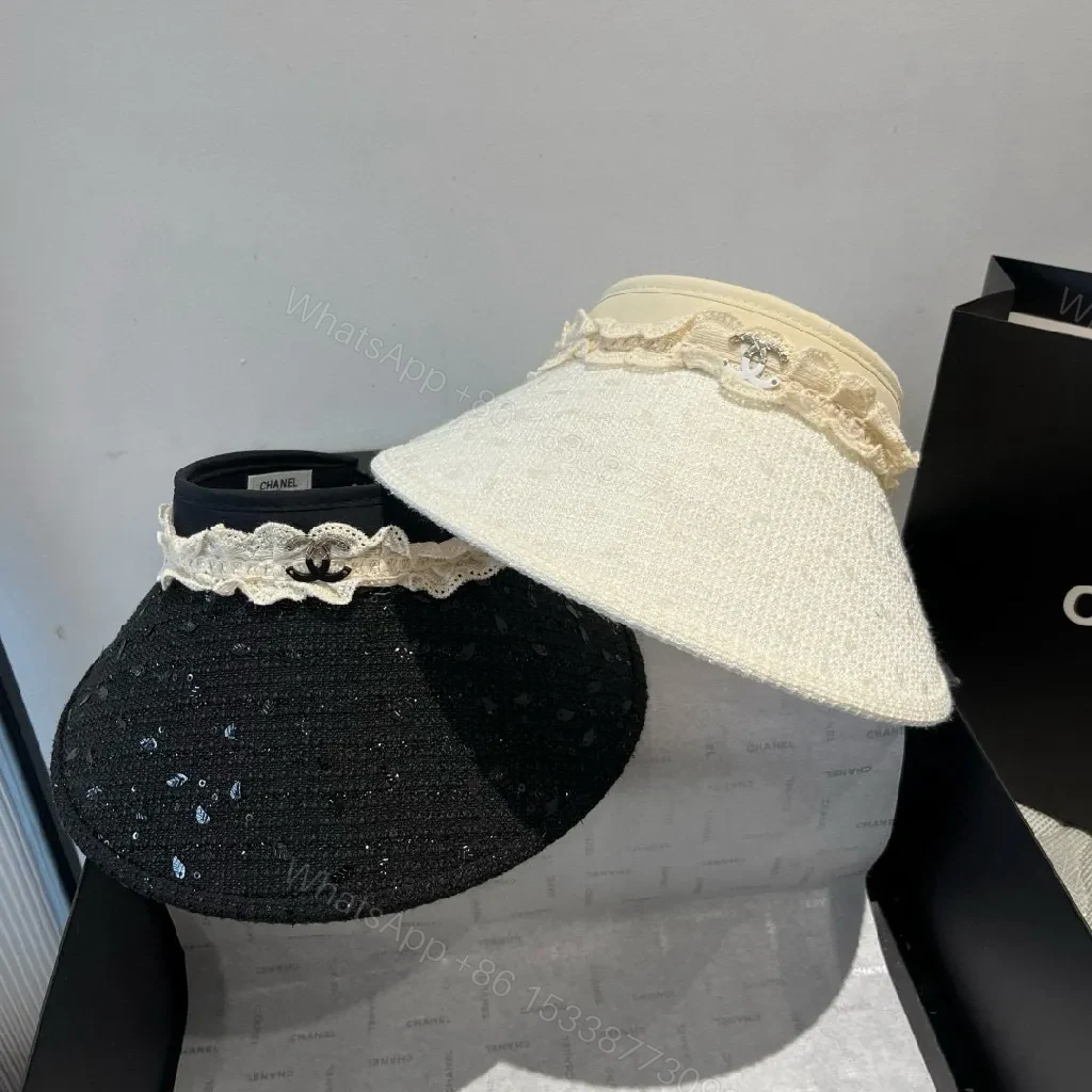 View 6 of Chic Black Knit Cloche with Lace Collar - Luxe Accessory