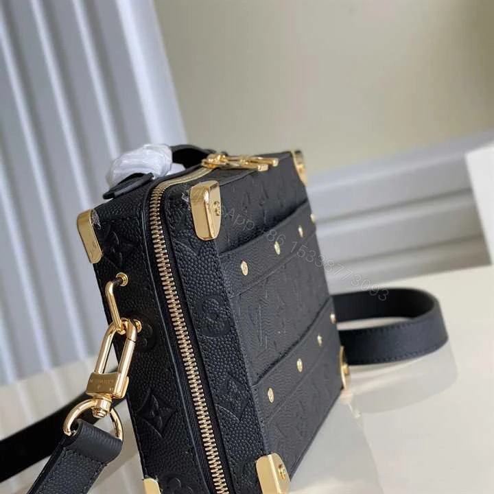 View 7 of M45785 LOUIS VUITTON X NBA HANDLE TRUNK MONOGRAM COATED CANVAS TEXTILE LINING IN BLACK