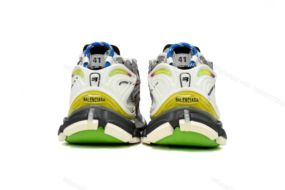View 3 of Balenciaga Runner Silver Purple Reps