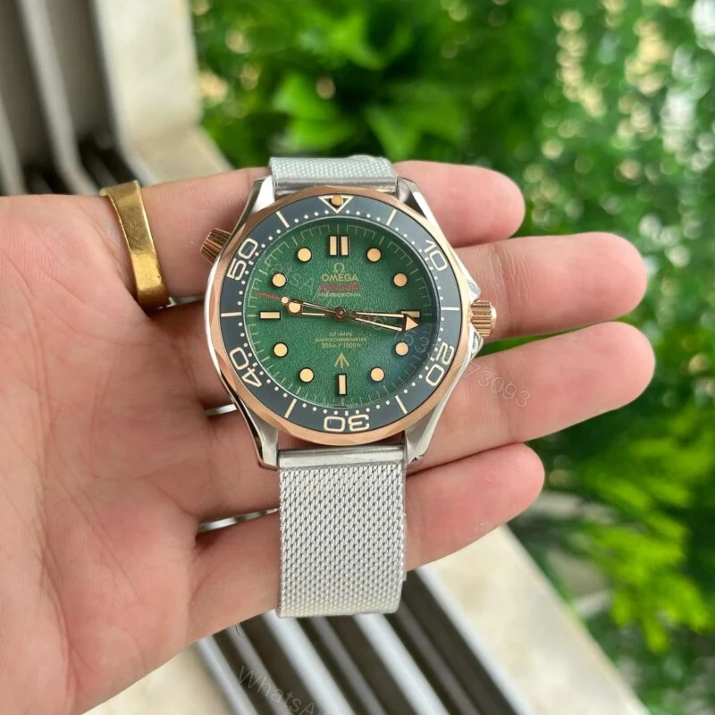 View 2 of Omega Seamaster Diver 300M Green Dial Automatic 42mm
