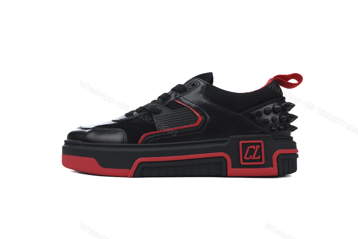 View 7 of Christian Louboutin Astroloubi 'Black Red' 3230886H358