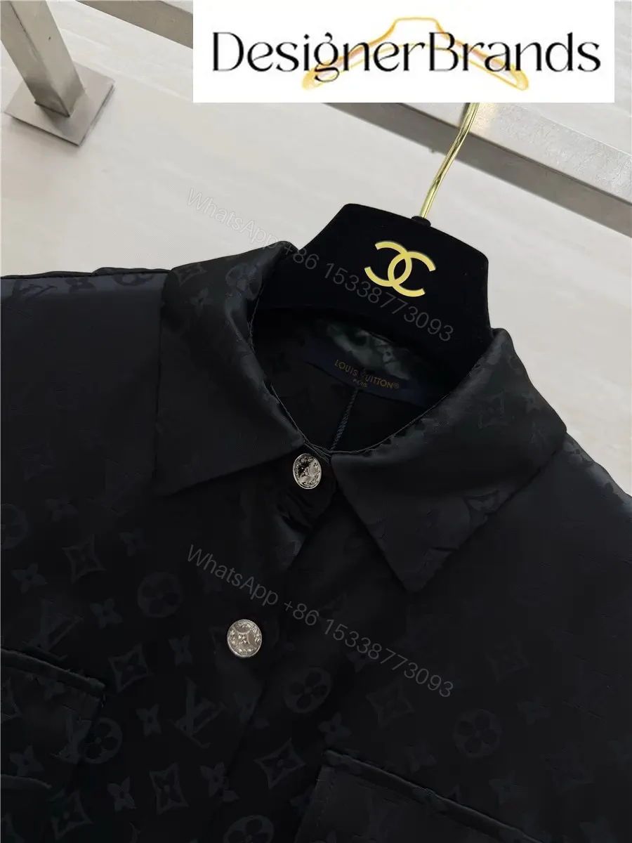 View 5 of Louis Vuitton Black Silk Jacquard Shirt