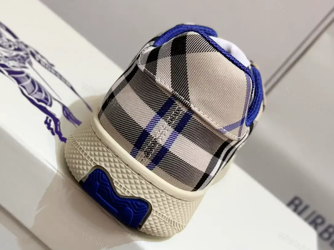View 7 of BURBERRY TERRACE CHECK SNEAKERS – BBR095