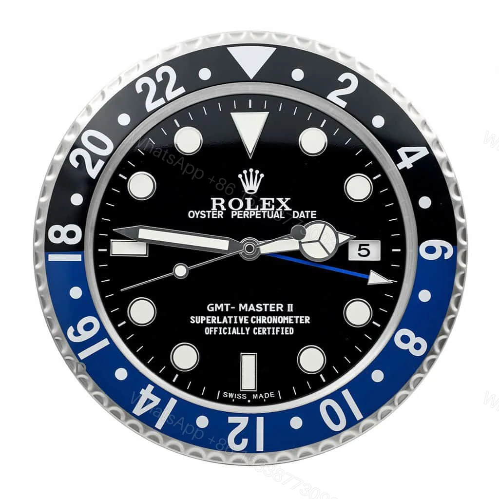 View 8 of ROLEX WALL CLOCK – GMT MASTER II BATMAN