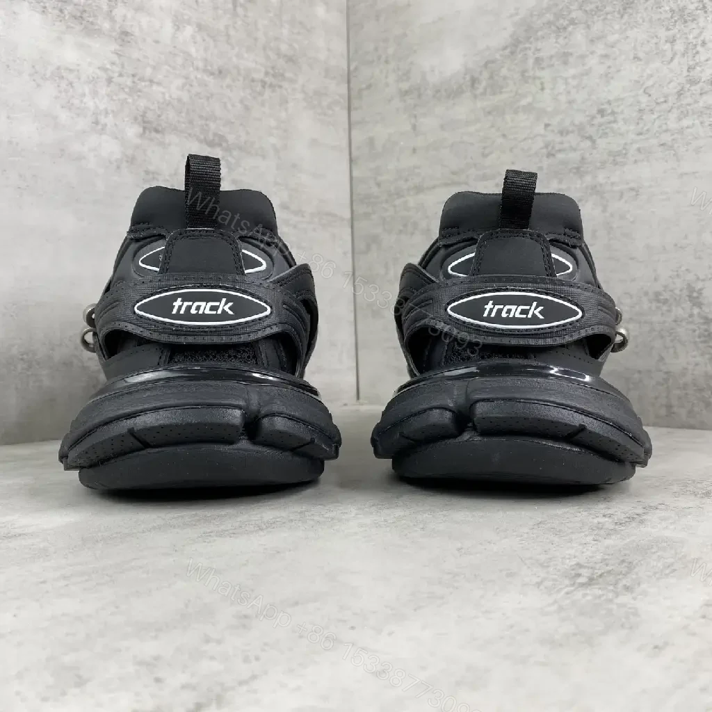 View 7 of Black Synthetic Mesh Street-Chic Arch Sneakers: Bold, Durable, Luxe