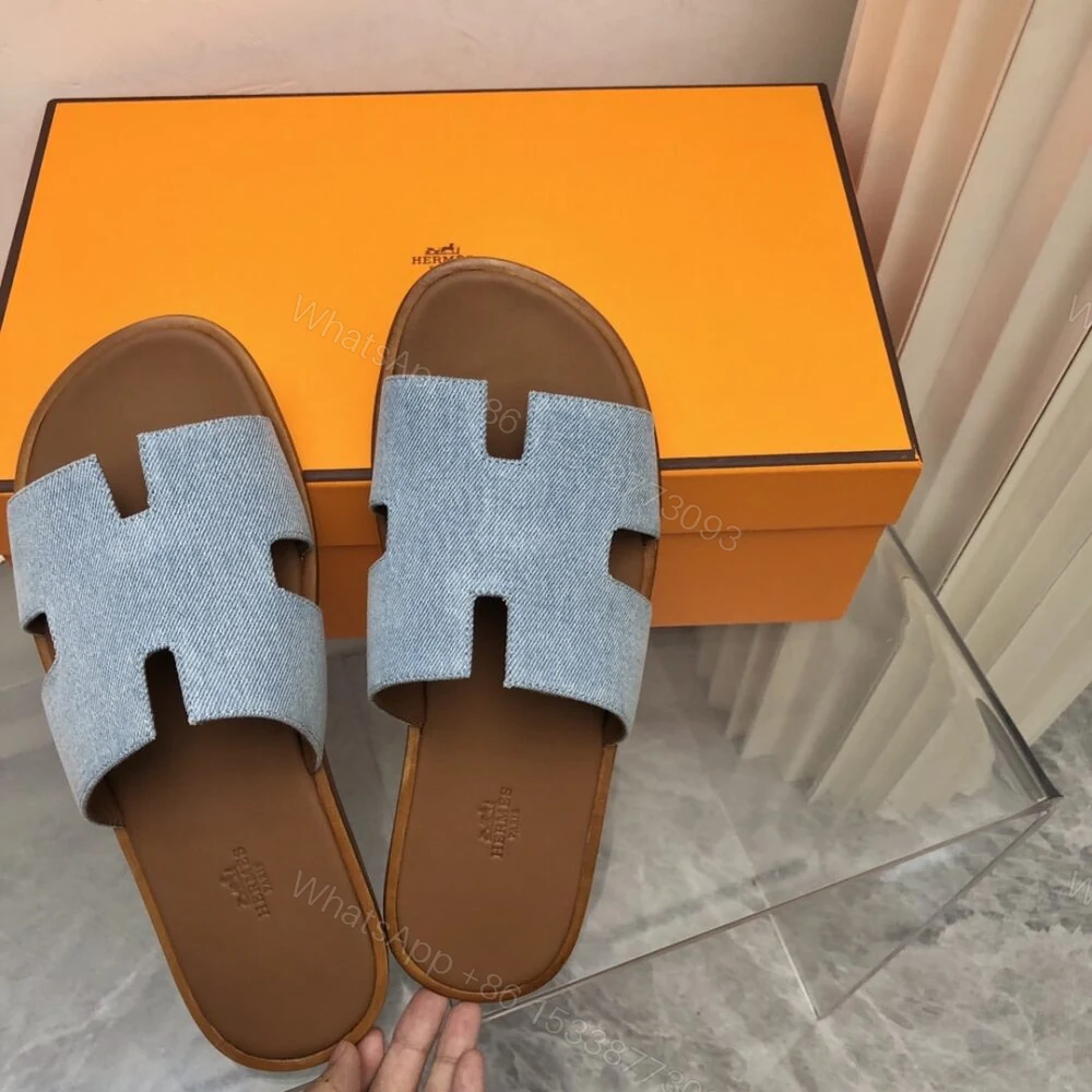 View 4 of Hermes Izmir Sandal Bleu Clair H221819ZHCB400