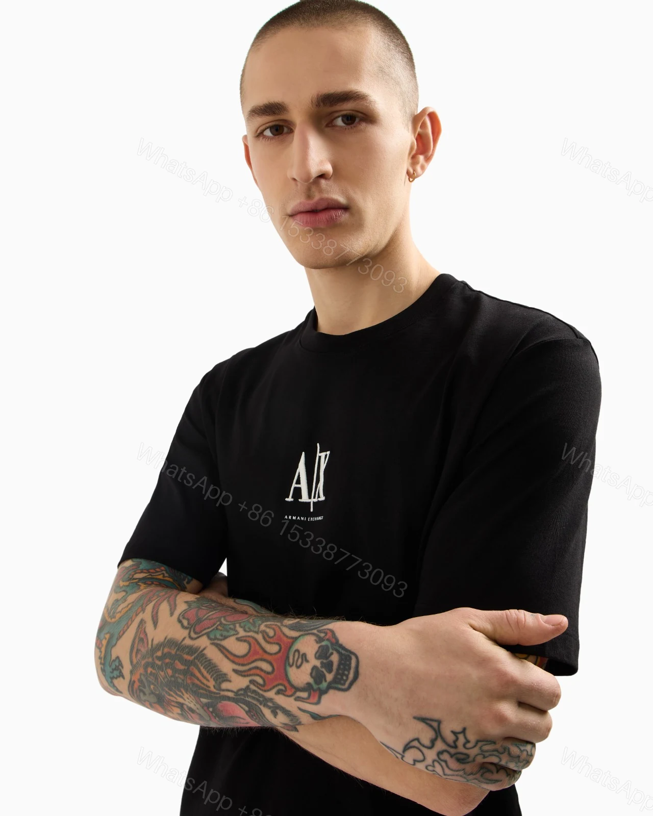 View 4 of BUY FIRST COPY ARMANI EXCHANGE SUMMER NEW COLLECTION T-SHIRTS