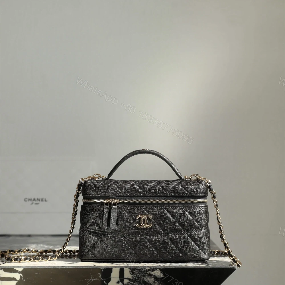 View 3 of 高仿Chanel*25C系列AP4385新款盒子包小球紋牛皮免檢版