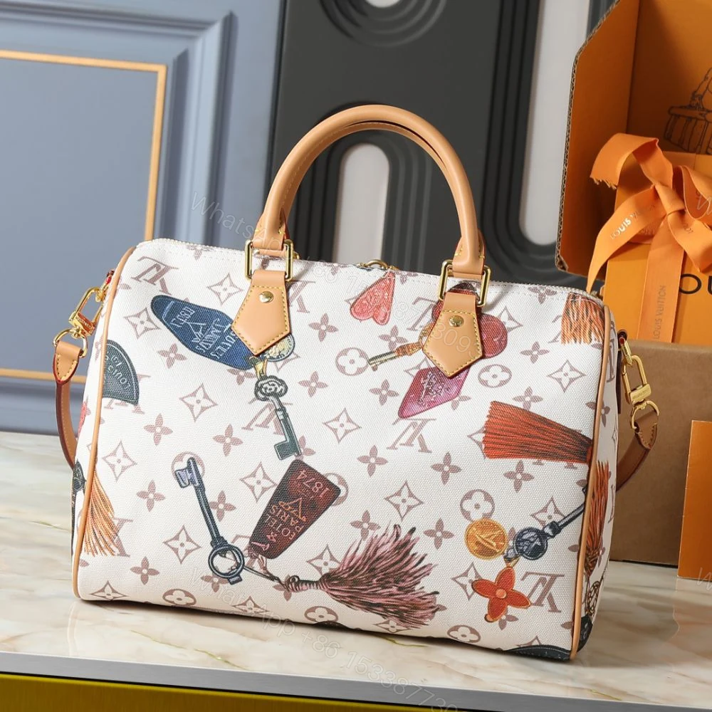 View 4 of Louis Vuitton Speedy 30 Soft Cream 30Cm M29377