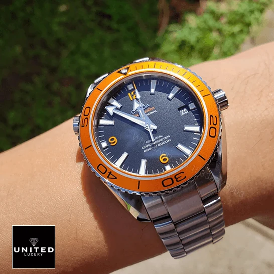 View 8 of Omega Planet Ocean Orange Replica