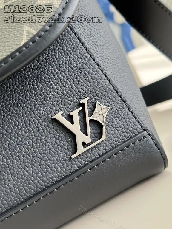 View 3 of Monogram Satchel: Modern Edge Crossbody Bag with Luxe Detail