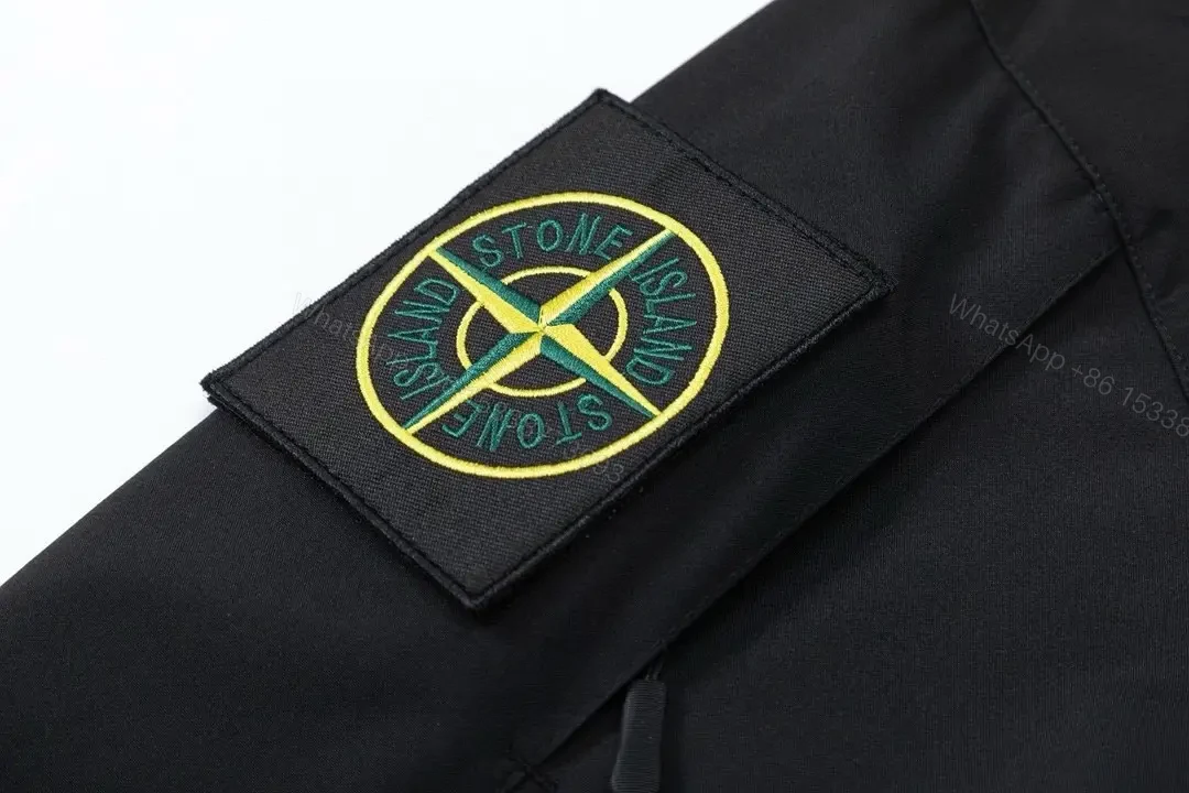 View 8 of Cozy Black Nylon Parka: Minimalist, Weatherproof, Modern Simplicity