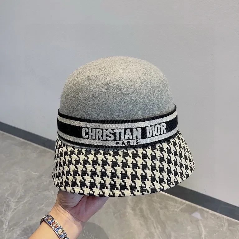 View 7 of Chic Dior-Brand Textured Bucket Hat - Luxury Streetwear