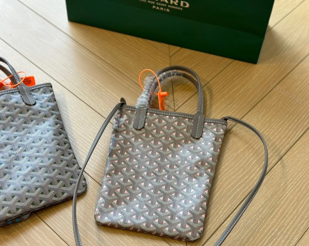 View 2 of GOYARD POITIERS CLAIRE VOIE BAG GREGE KHAKI 24CM