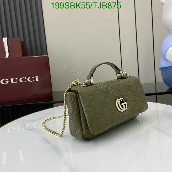 View 88 of Gucci Rosso Ancora Red Leather Mini Top Handle Bag HG258