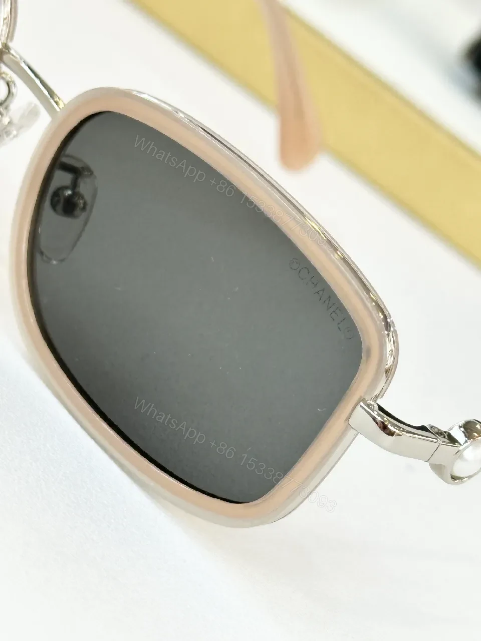 View 6 of Tortoiseshell Frame Sunglasses: Modern Glam, UV 400 Lens