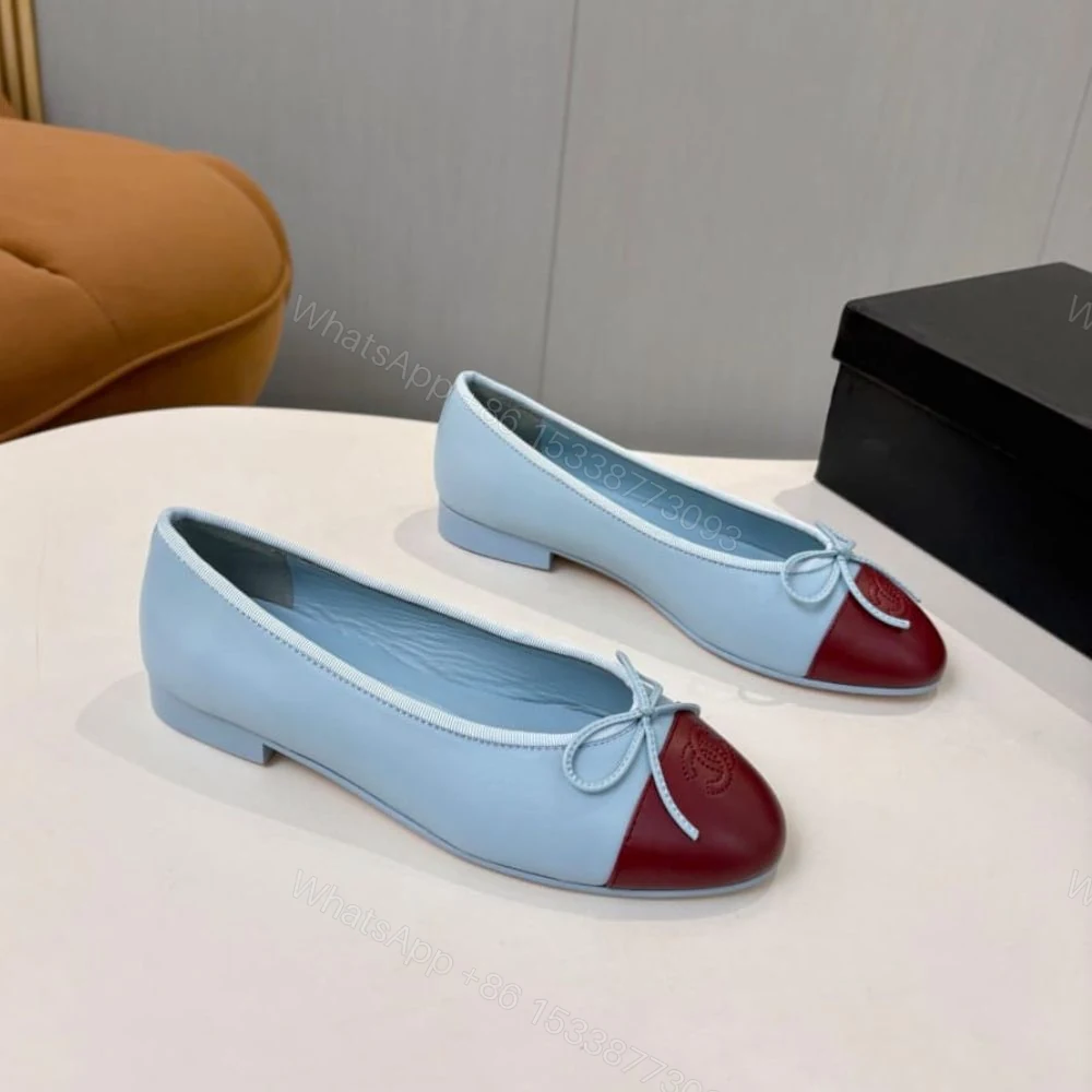 View 2 of Chanel Ballerine Blue Maroon