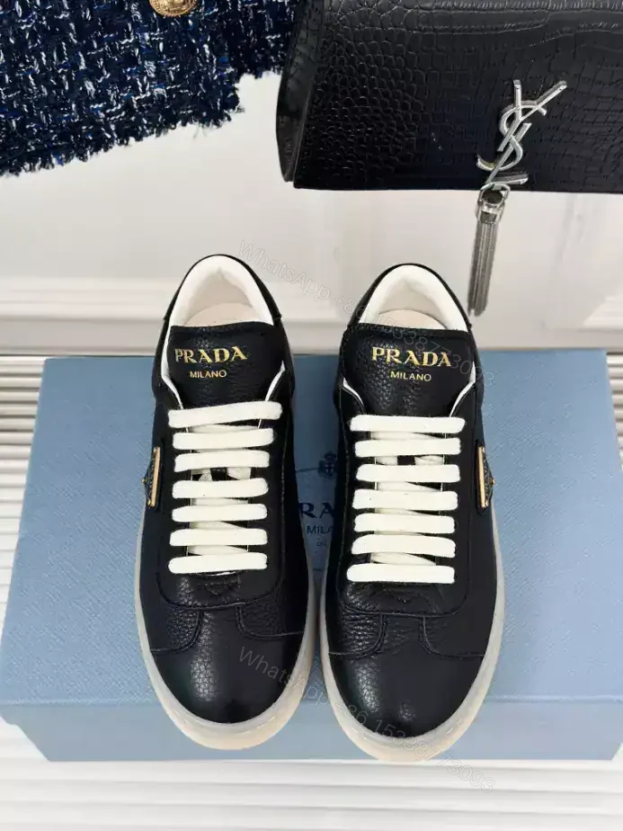 View 5 of PRADA SUEDE SNEAKERS ALABASTER BLACK – PRD082