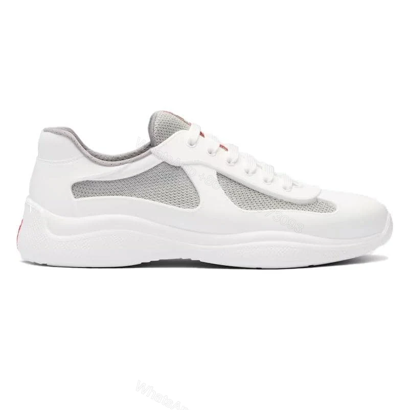 PRADA AMERICA’S CUP SOFT RUBBER AND BIKE FABRIC SNEAKERS – PRD004 — view 1