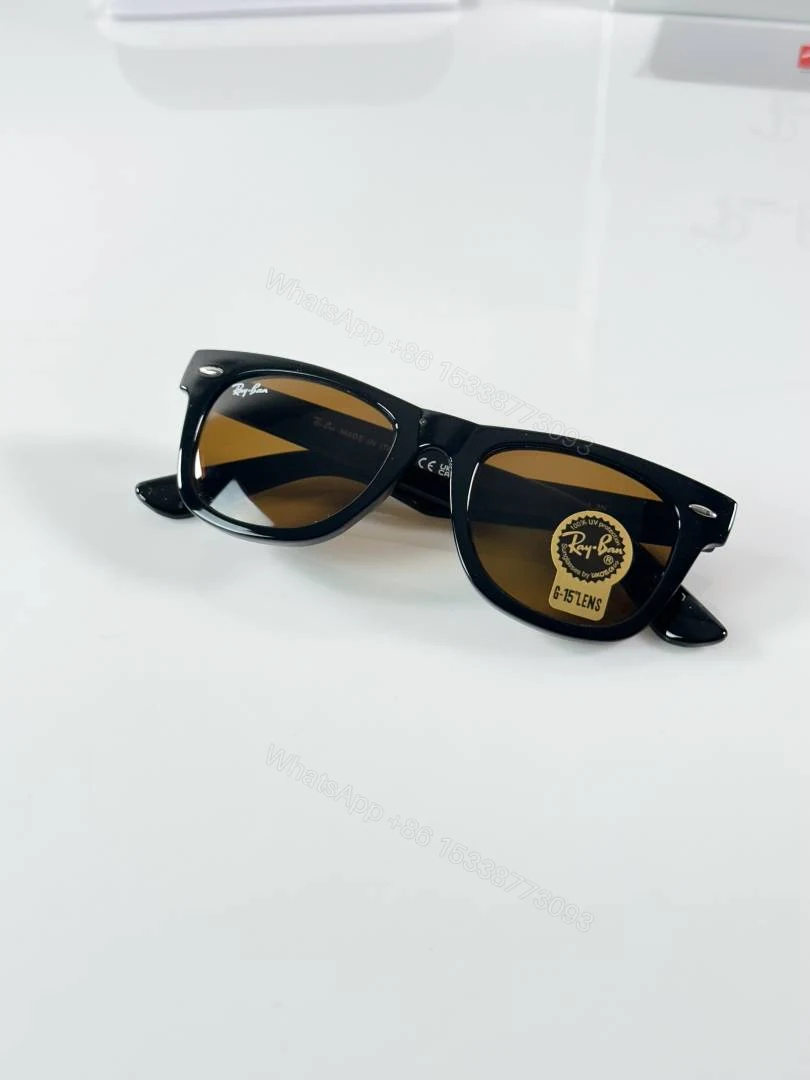 View 3 of First Copy Ray Ban 2140 Shine Brown Luxury Designer Sunglasses UV Protected Premium Eyewear