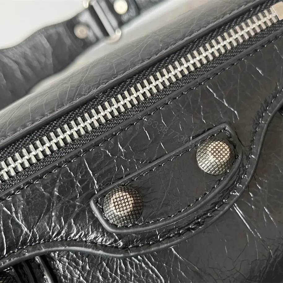 View 10 of 高仿Balenciaga*LeCagole2024新款法棍包黑色XS