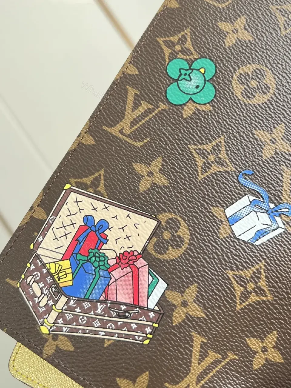 View 6 of Monogram Canvas Wallet: Playful Illustrated Chic Wallet
