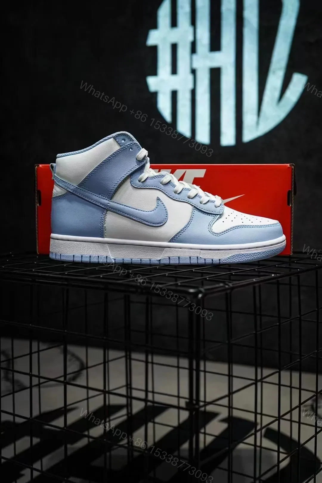 View 3 of UA Nike Dunk High “Aluminum” Reps