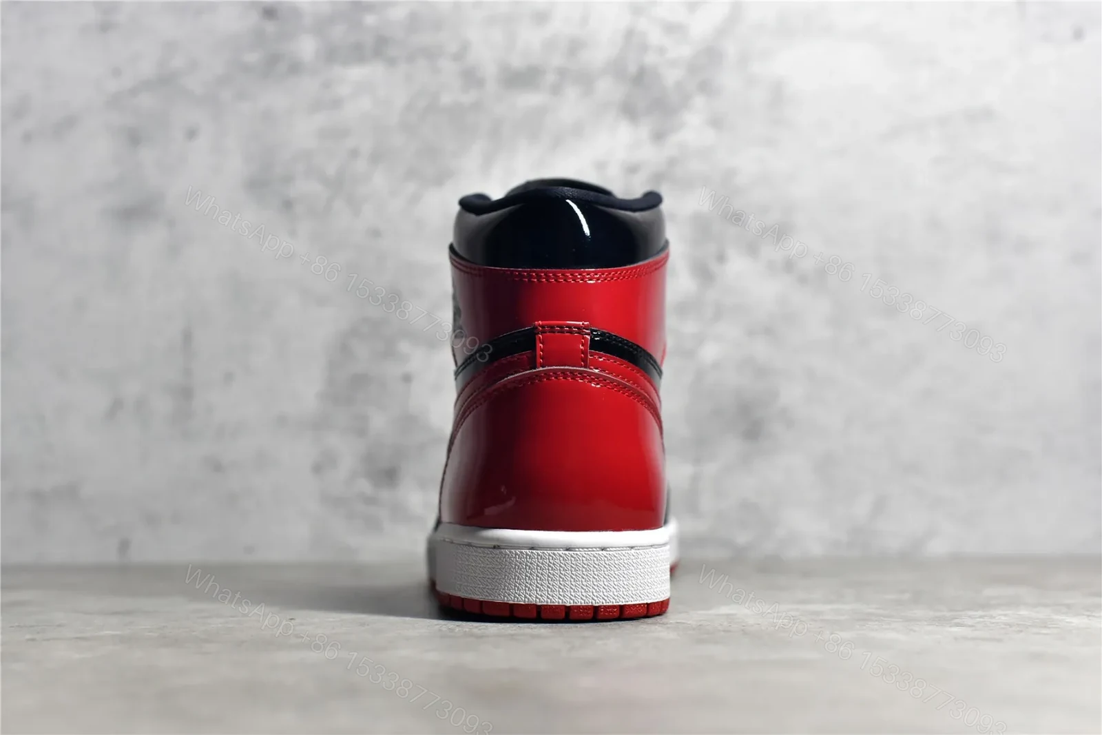 View 8 of Air Jordan 1 Retro High OG “Patent Bred” Reps