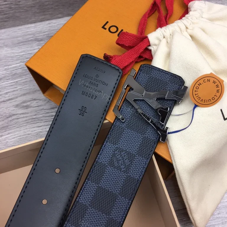 View 8 of Damier Graphite Belt: Signature Pattern, Everyday Luxury accessory