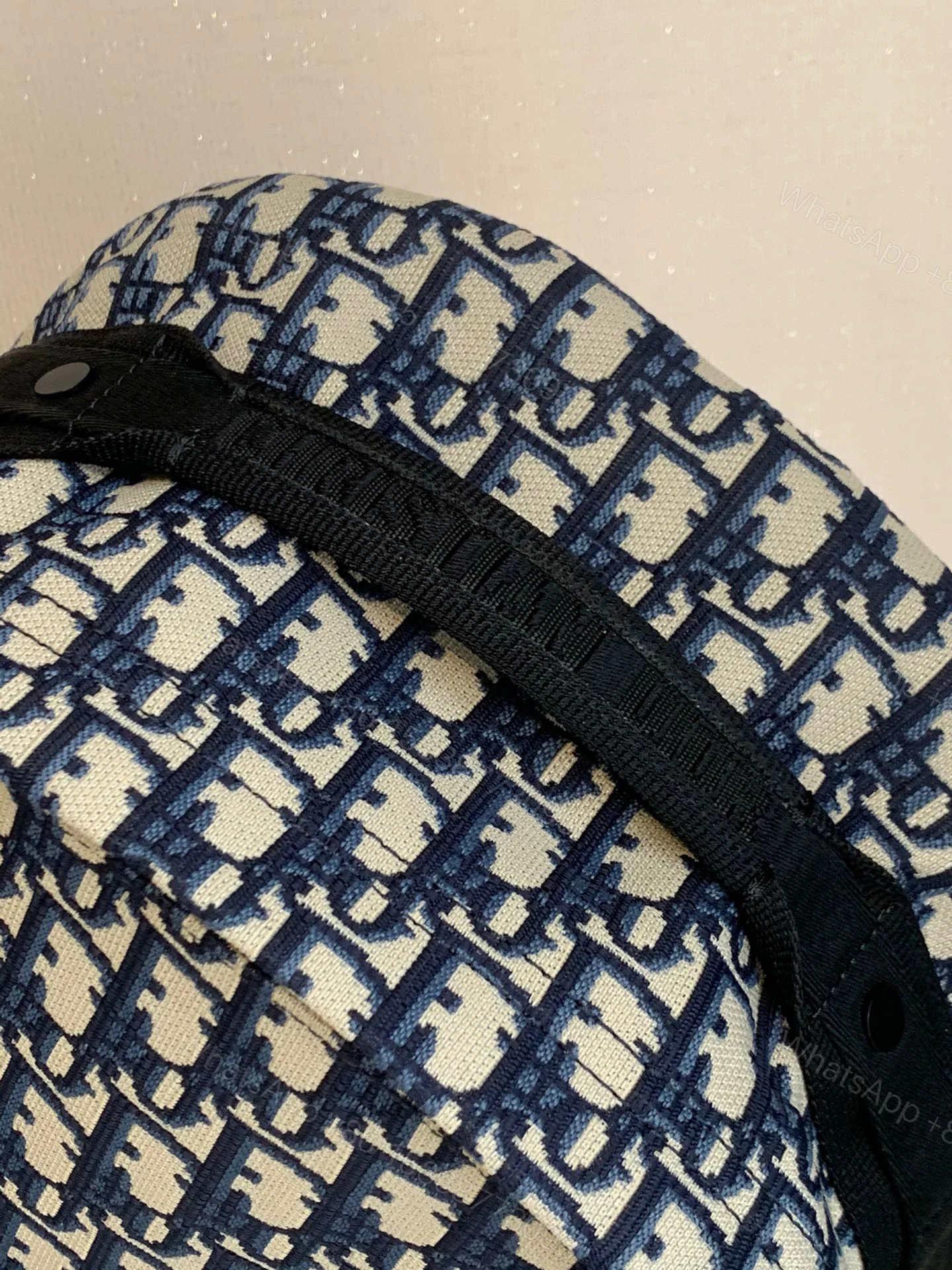 View 4 of Christian Dior Super Backpack Canvas Embroidered Pattern 42x33x15cm