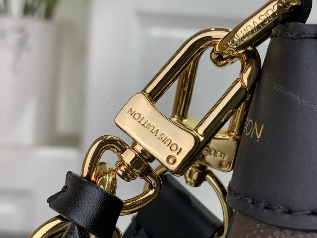 View 7 of Iconic Monogram Canvas Bag: Modern Shine, Gold Hardware, Everyday Luxury