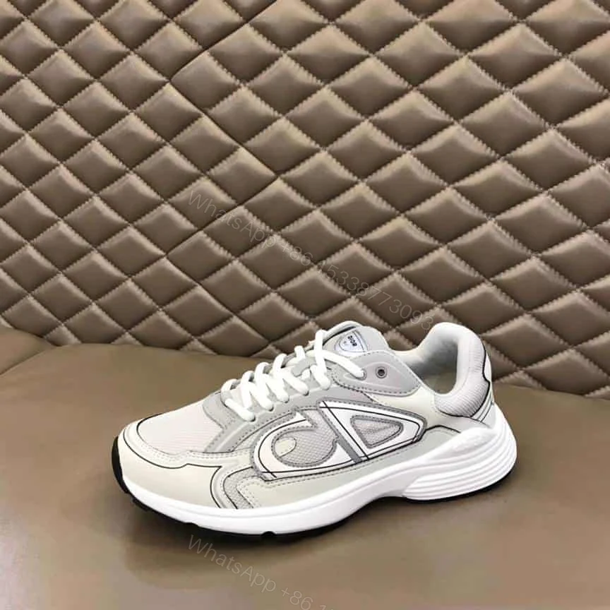 View 5 of DIOR B30 SNEAKERS GRAY MESH AND WHITE TECHNICAL FABRIC – CD85