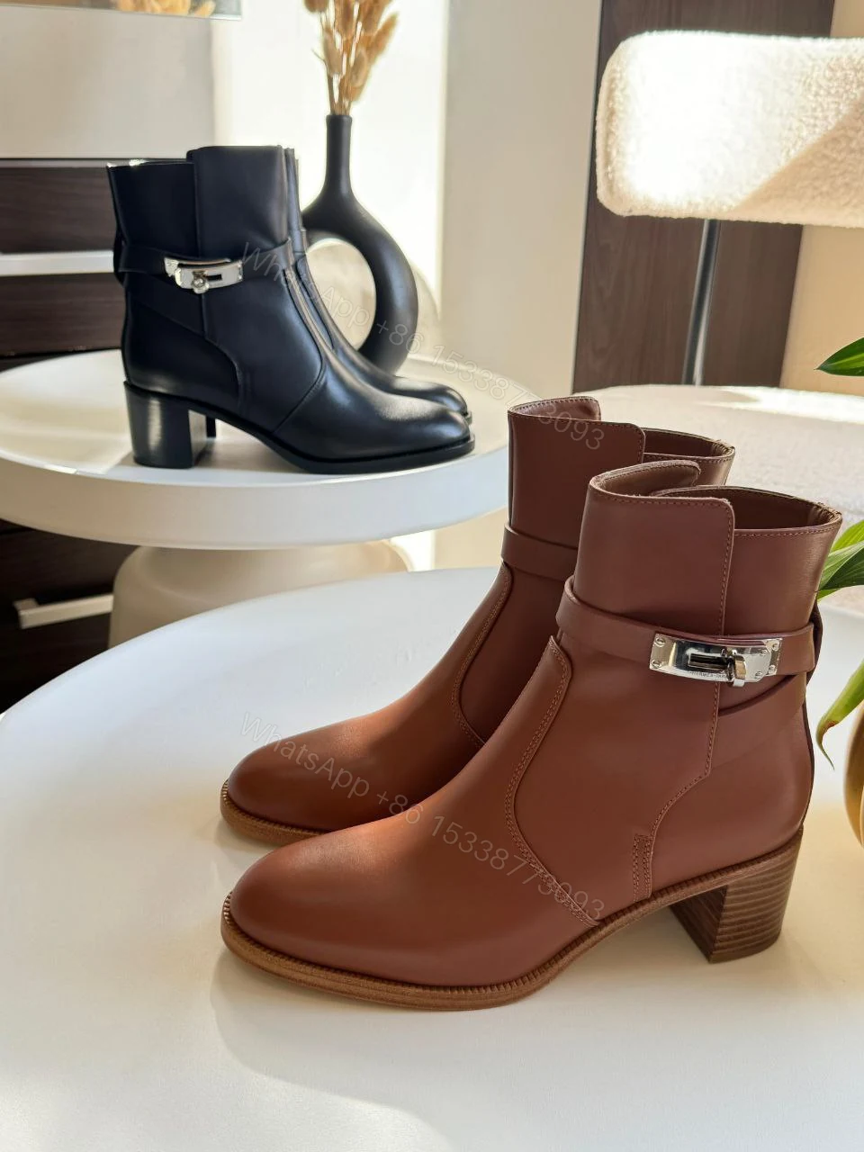 View 4 of Hermes Frenchie 50 ankle boot