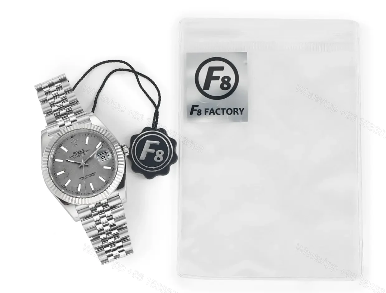 View 7 of C+ Factory Clean Factory – Rolex Datejust 41 Silver Meteorite Dial – Rolex Datejust 41 Green Malachite Dial – Rolex Datejust 41 Gold Sandstone Dial – Rolex Datejust 41 Brown Tiger’s Eye Dial