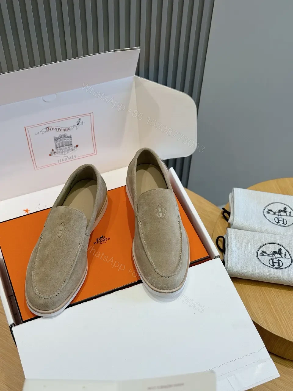 View 9 of Textured Suede High-Top Slip-Ons with Subtle Detailing