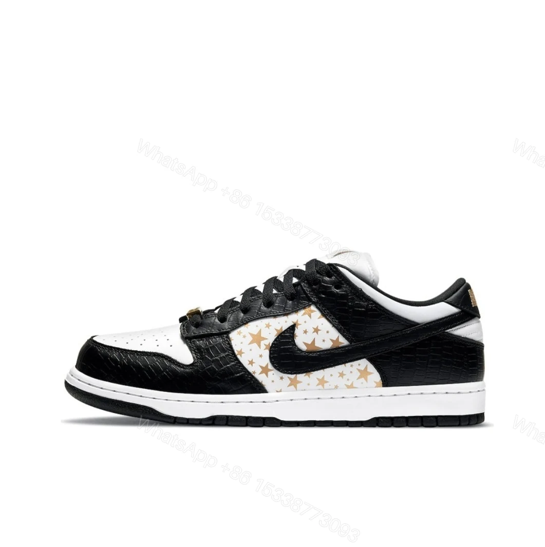 View 8 of Supreme x Nike SB Dunk Low Black Stars DH3228-102
