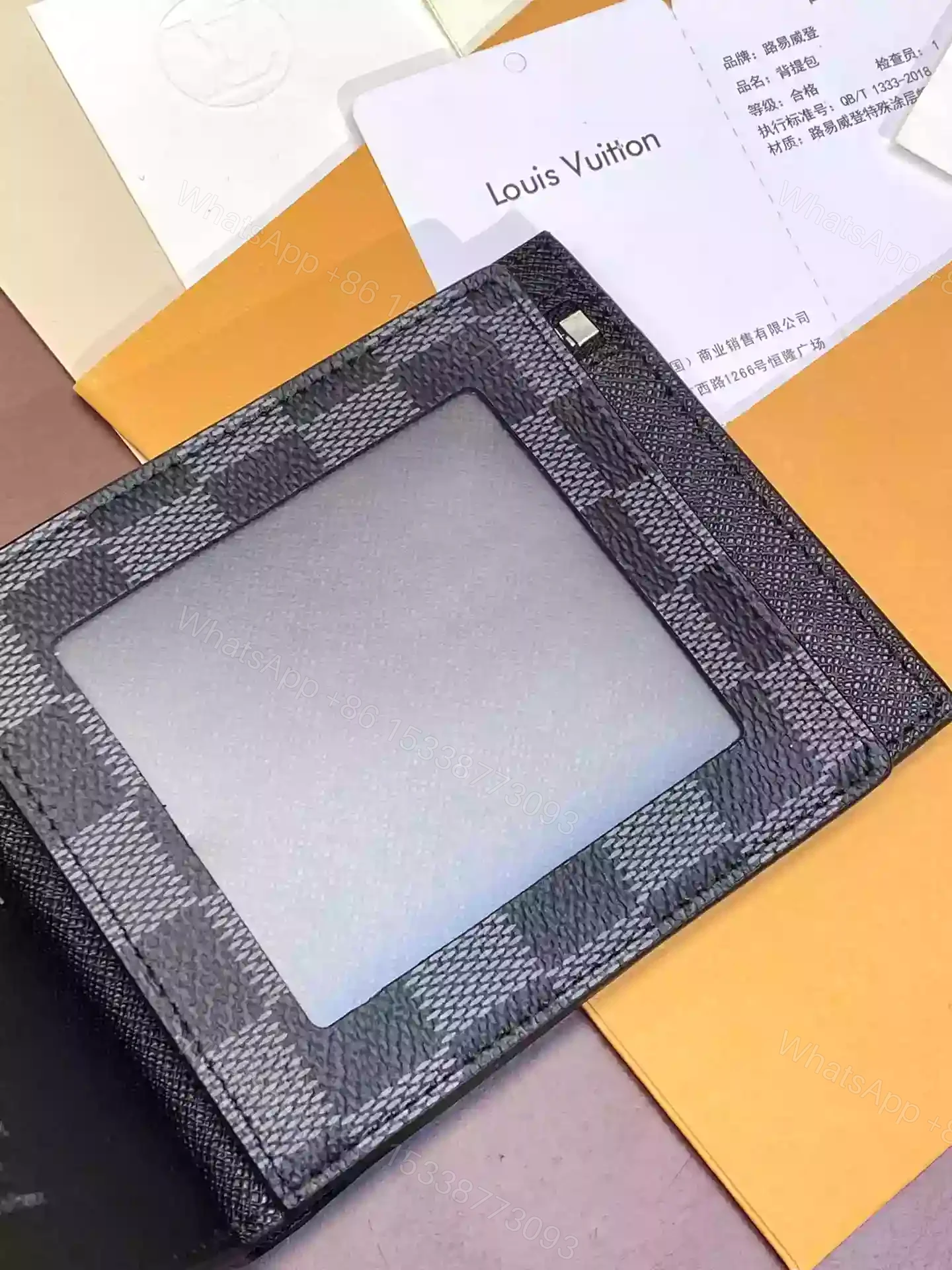 View 7 of LV AMERIGO WALLET DAMIER GRAPHITE CANVAS – RRG096
