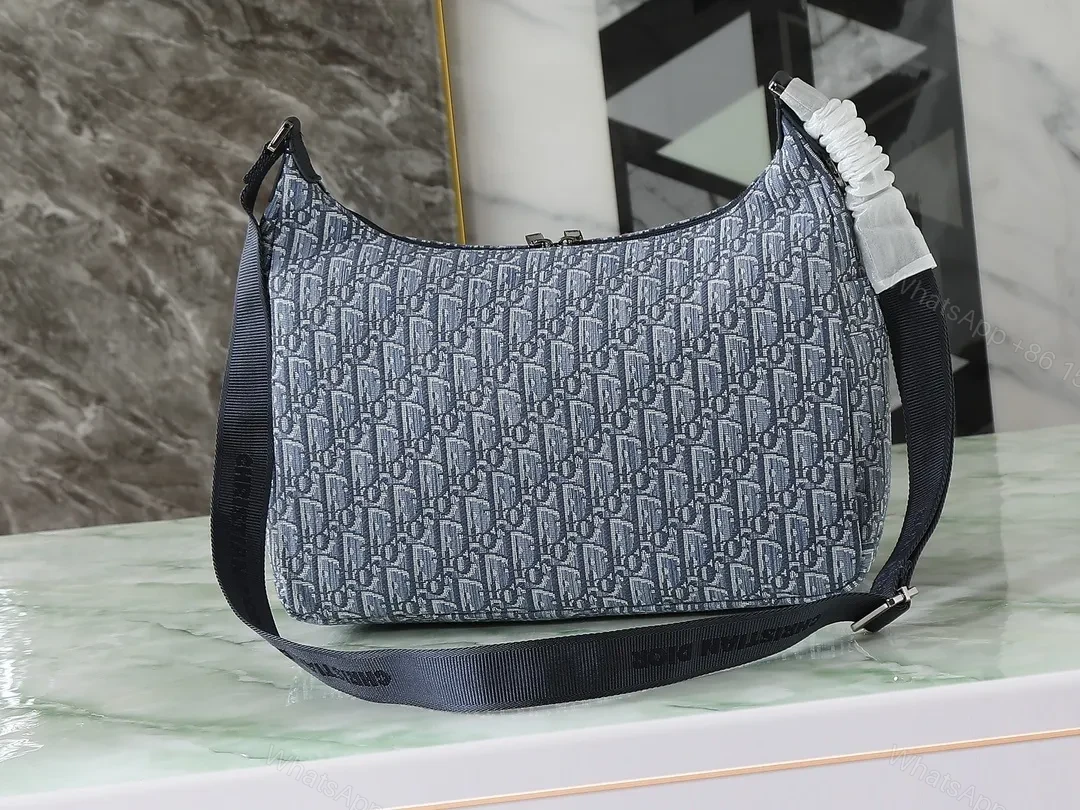 View 2 of Chic Monogram Messenger: Durable, Structured Comfort