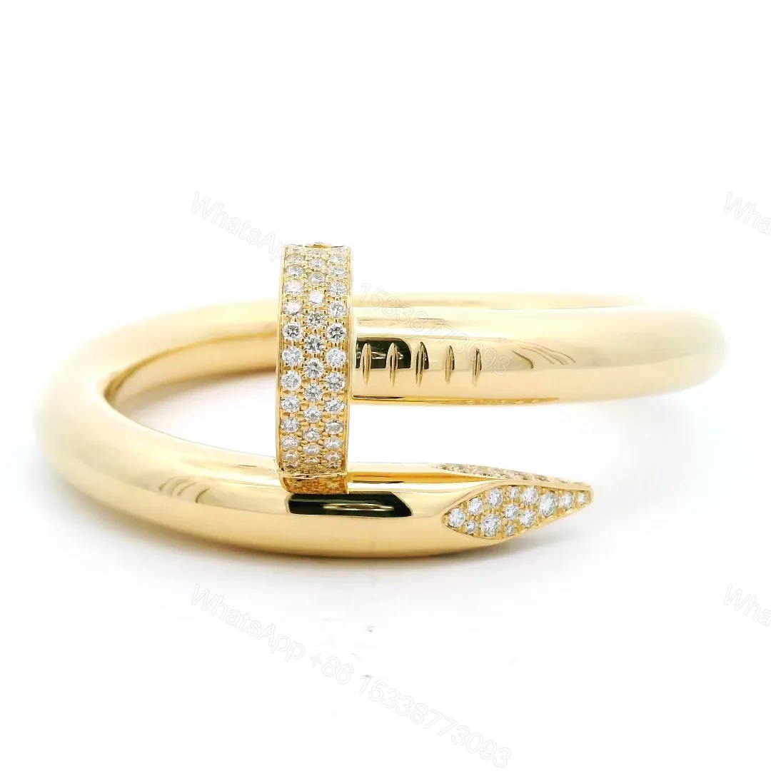 Cartier Juste un Clou Width 8.5 mm Extra Large Diamond Bracelet — view 1