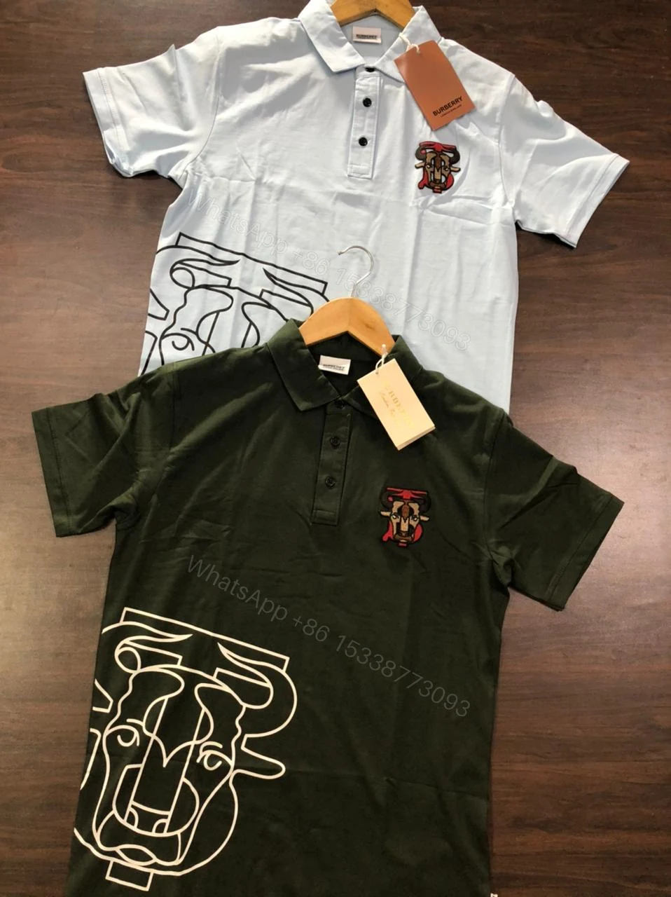 FIRST COPY BURBERRY IMPORTED SUMMER POLO T-SHIRT — view 1