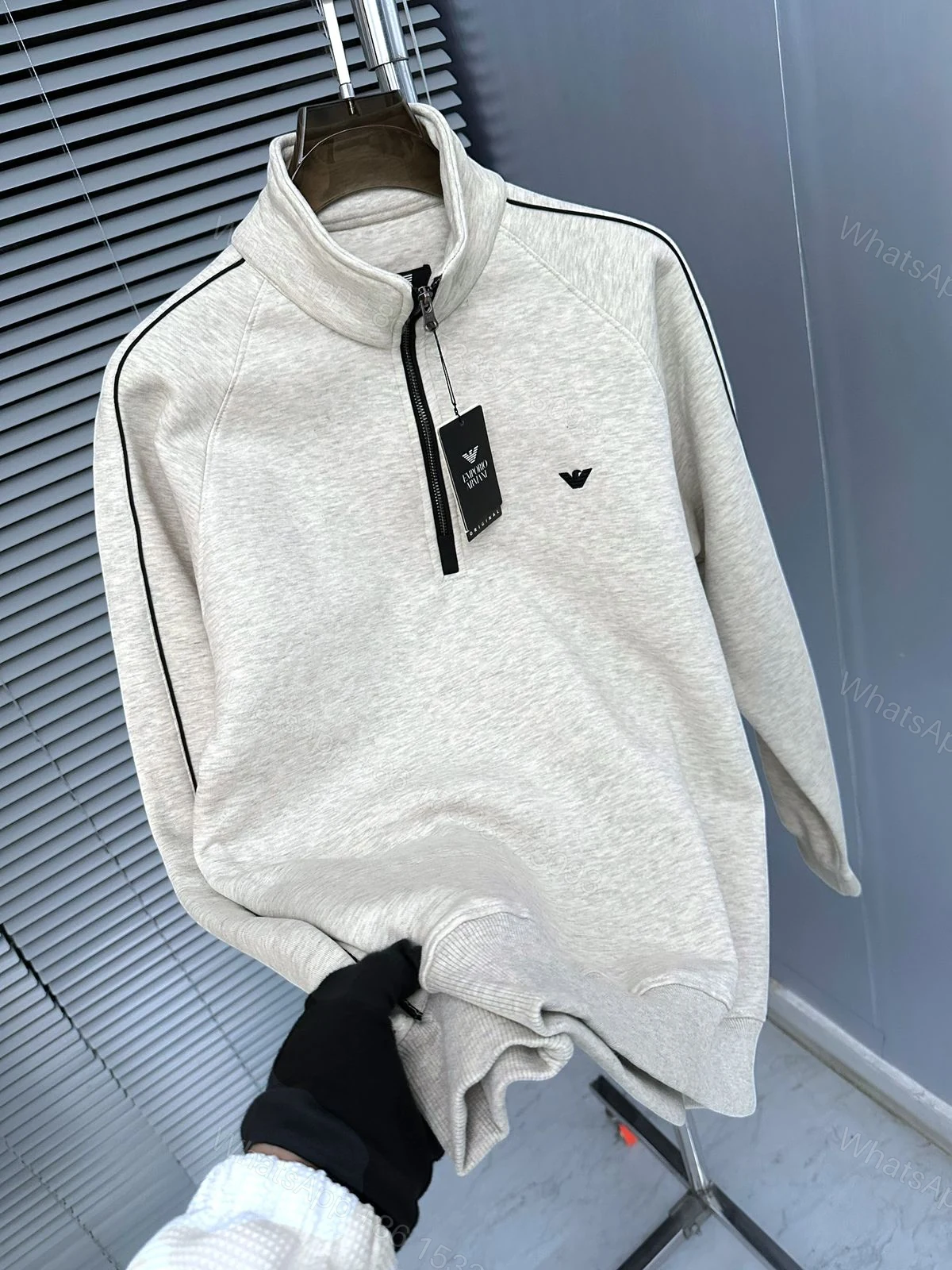 View 3 of First Copy Emporio Armani Premium Quality Sweatshirt for Men