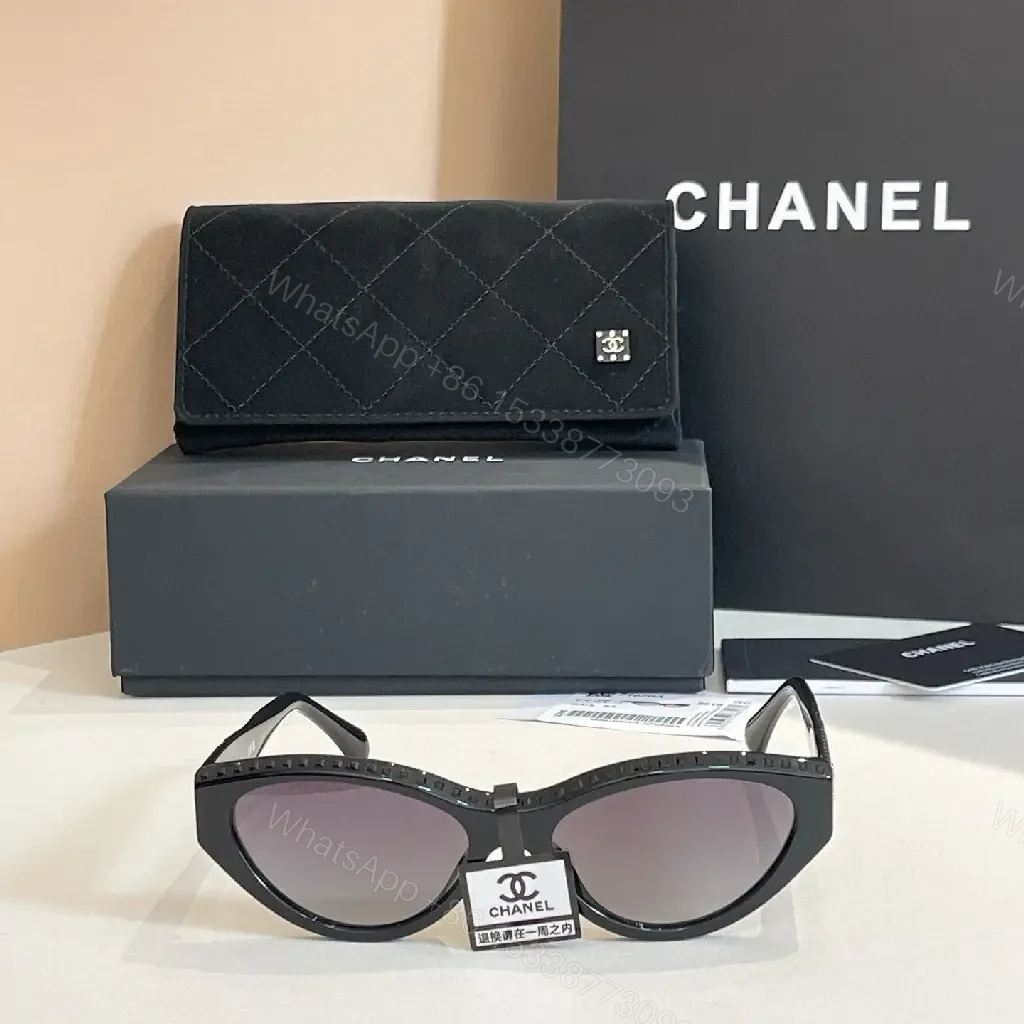 View 5 of Quilted Leather Wallet + Sunglasses Duo: Luxe, Discreet Style