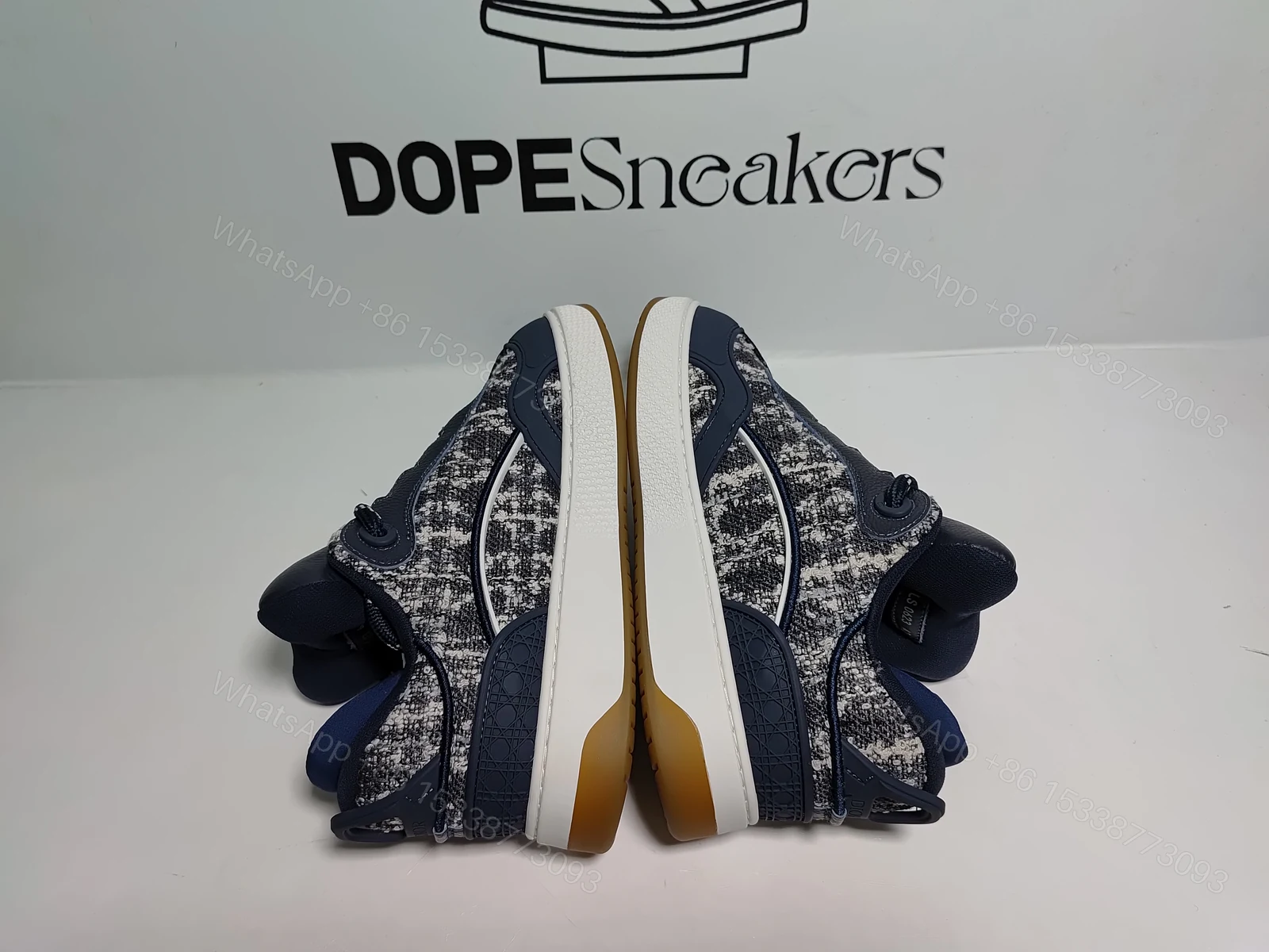View 11 of Dior B9S Skater Tweed Navy Blue