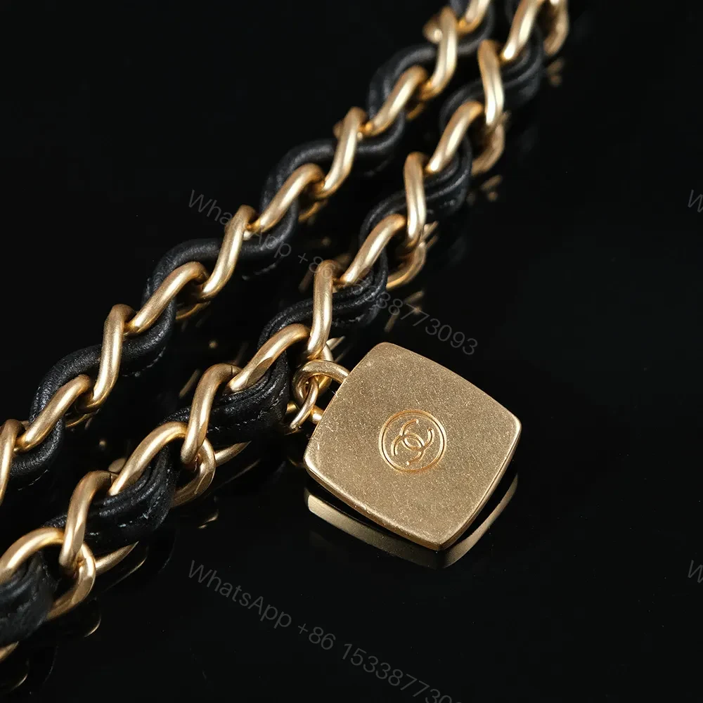 View 3 of Chic Velvet Quilted Flap Bag with Gold Chain - Evening